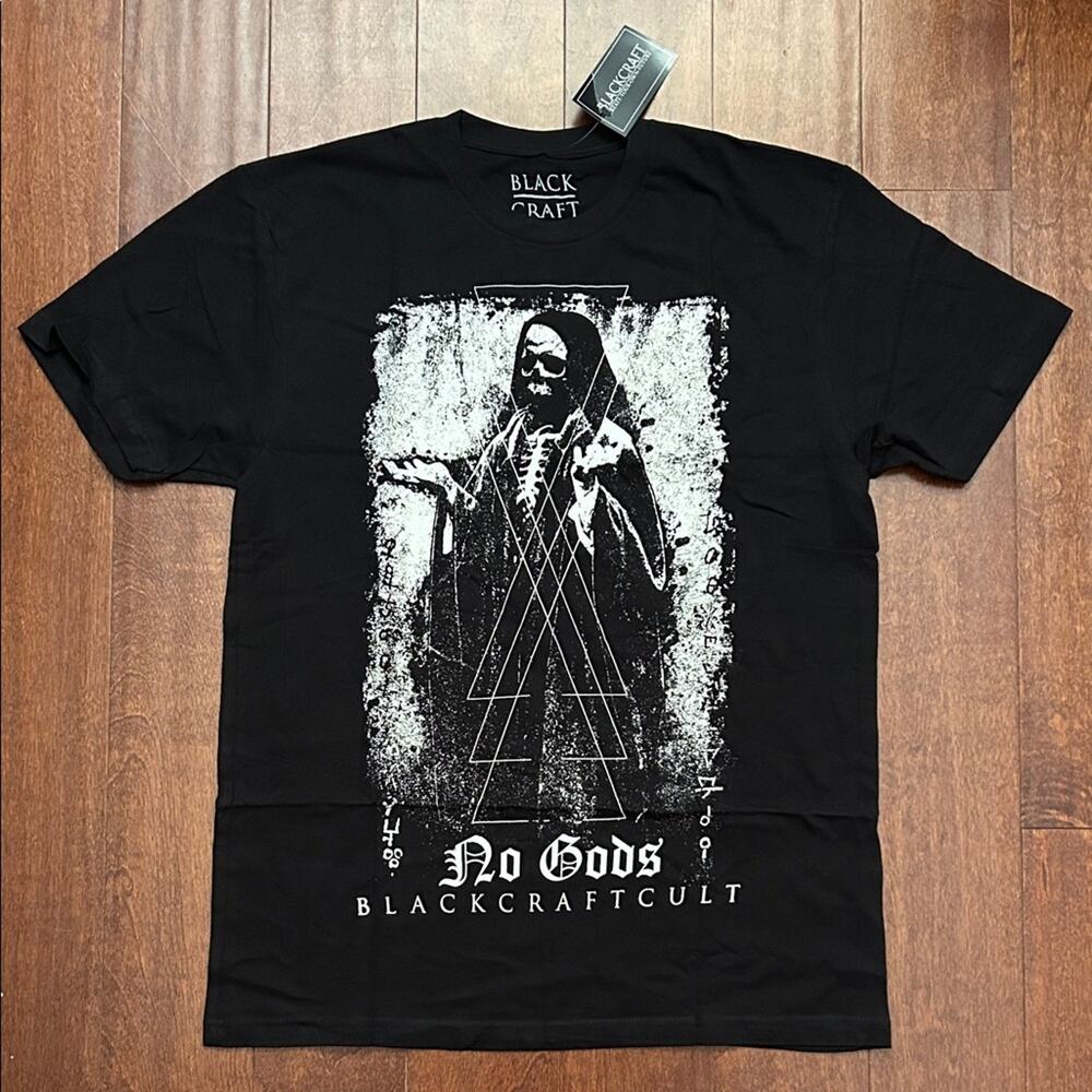 Blackcraft, Black Graphic Tee, 100% Cotton, Size Small, New With Tags